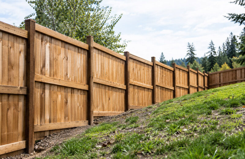 Building a Fence on a Slope Layout Hardware and Drainage Decisions That Prevent Headaches