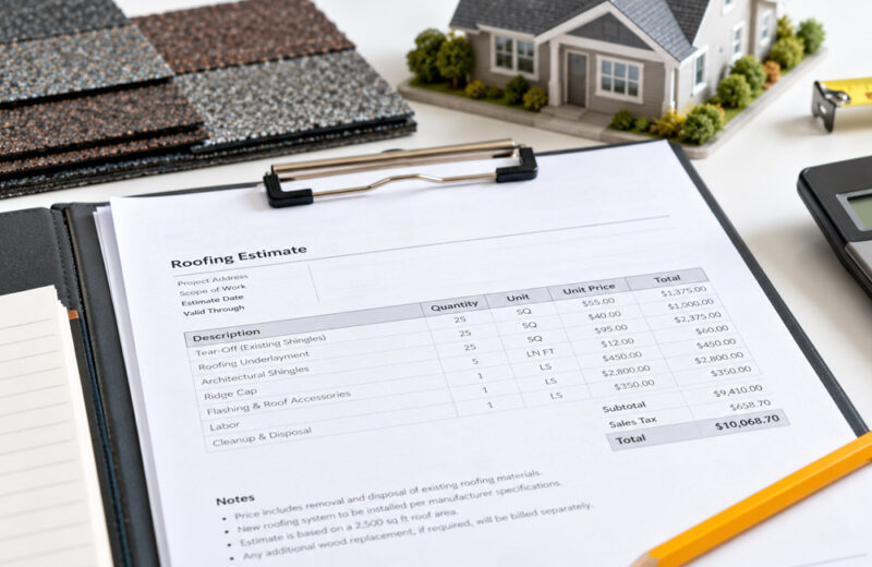 How to Read a Roofing Estimate in Hanover PA