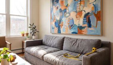 How to Size and Place Extra Large Wall Art in a Living Room 01