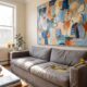 How to Size and Place Extra Large Wall Art in a Living Room 01