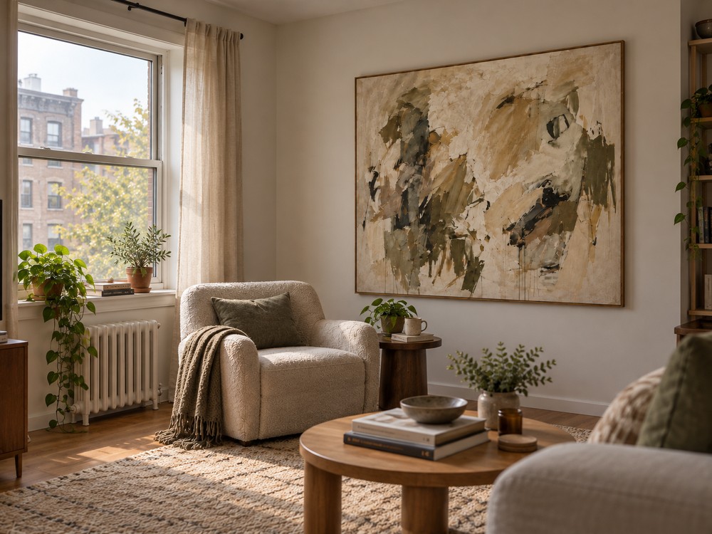 How to Size and Place Extra Large Wall Art in a Living Room 3 How to Size and Place Extra Large Wall Art in a Living Room 03
