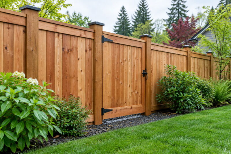 What Makes a Wood Fence Last in Salem Rainy Climate
